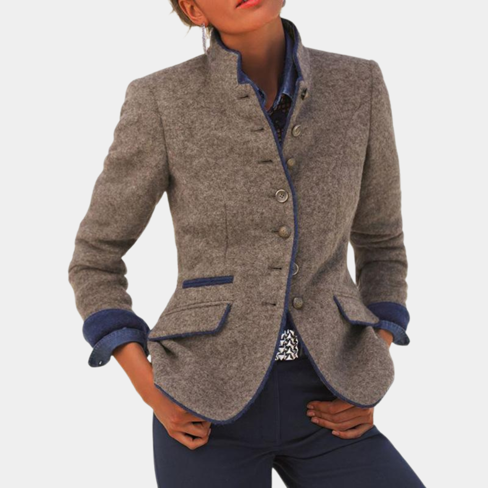 Elegant Vårblazer till Kvinnor - Stil och Komfort