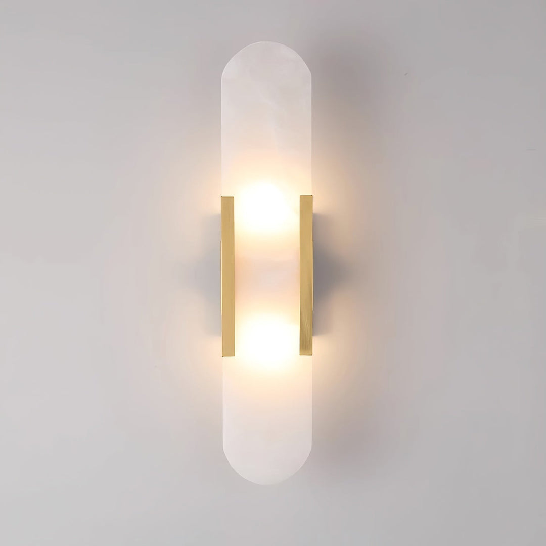 Vägglampa i Alabast | Elegant Design | Tidlös Skönhet