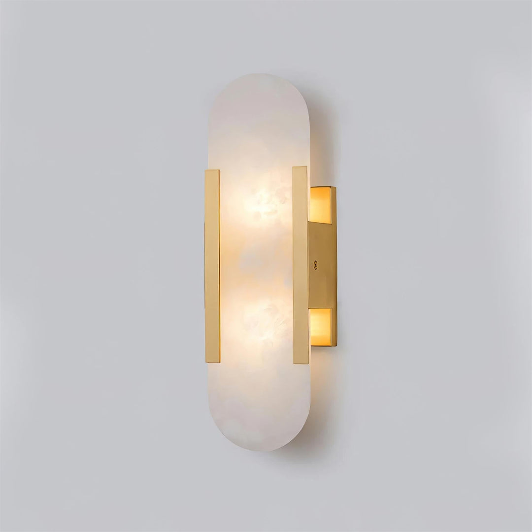 Vägglampa i Alabast | Elegant Design | Tidlös Skönhet