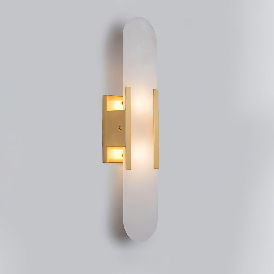 Vägglampa i Alabast | Elegant Design | Tidlös Skönhet