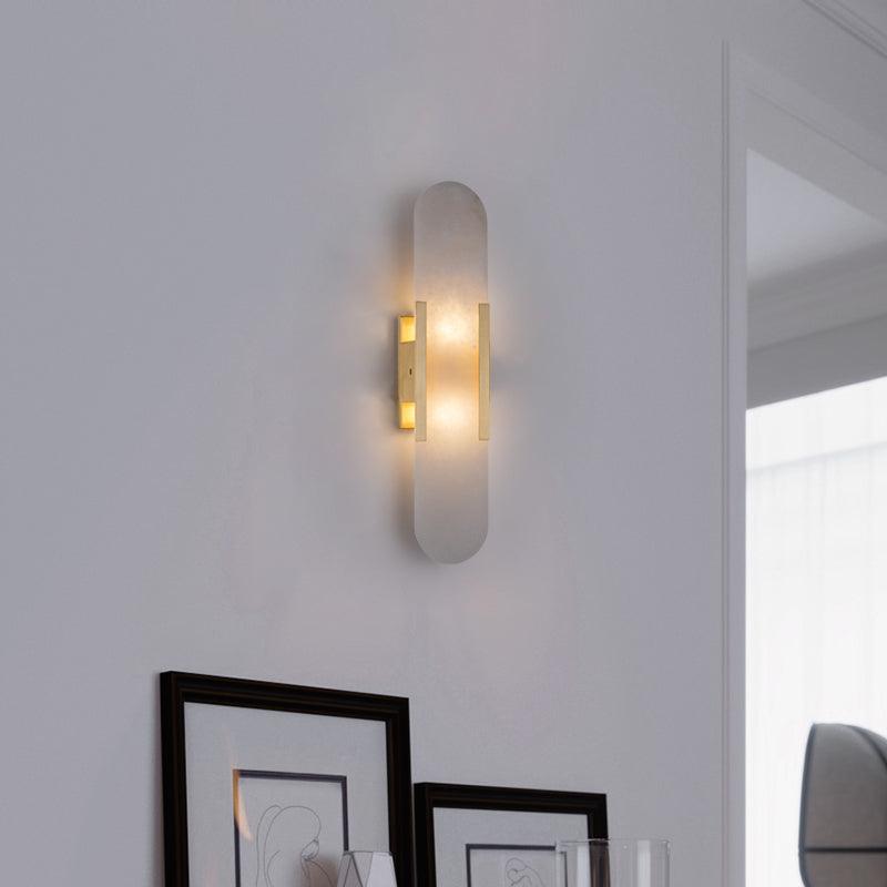 Vägglampa i Alabast | Elegant Design | Tidlös Skönhet