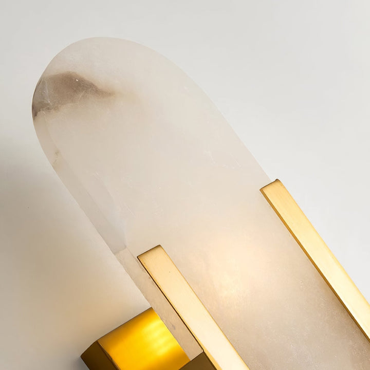 Vägglampa i Alabast | Elegant Design | Tidlös Skönhet