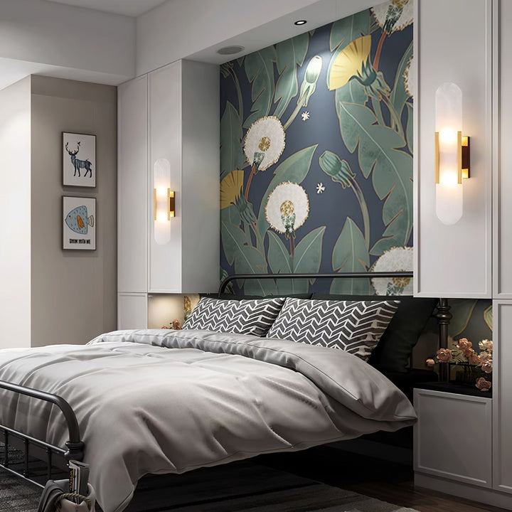 Vägglampa i Alabast | Elegant Design | Tidlös Skönhet