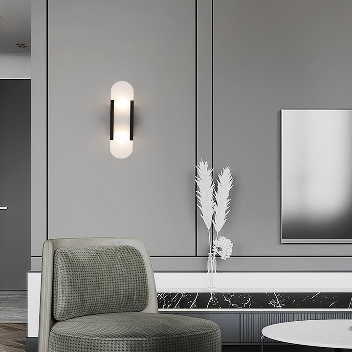 Vägglampa i Alabast | Elegant Design | Tidlös Skönhet