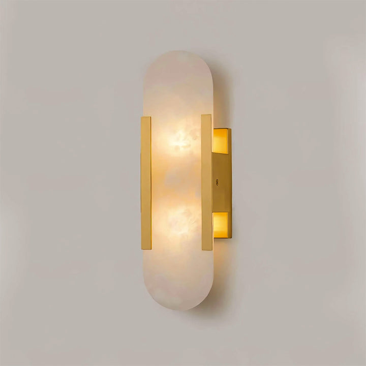 Vägglampa i Alabast | Elegant Design | Tidlös Skönhet