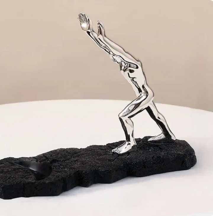 Elegant Vinflaskeholder – Unik Design för Stilfull Servering