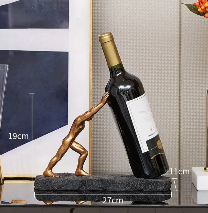 Elegant Vinflaskeholder – Unik Design för Stilfull Servering