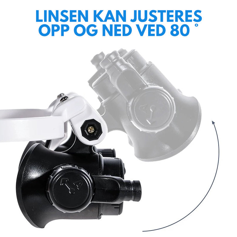 LED-briller med Forstörrelsesglass och Justerbara Linser