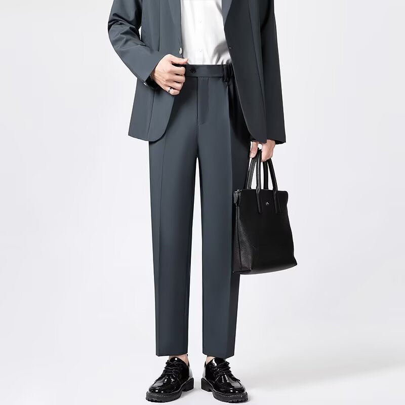 Herr Ankelbukser Slim Fit – Elegant Stil för Jobb &amp; Fritid