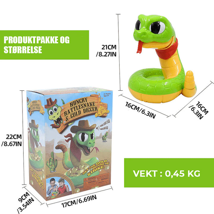 Elektrisk Klapperslangeleke - Cowboymoro | Realistisk Ljud
