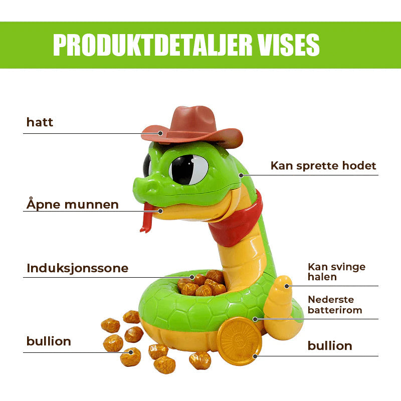 Elektrisk Klapperslangeleke - Cowboymoro | Realistisk Ljud