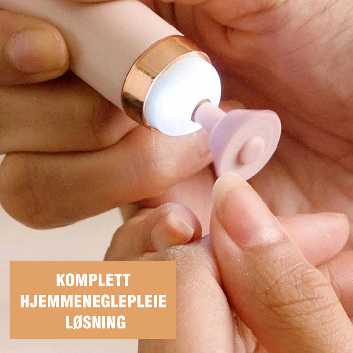 Elektrisk Manikyrsett - Ergonomisk Design | Smertefri Användning