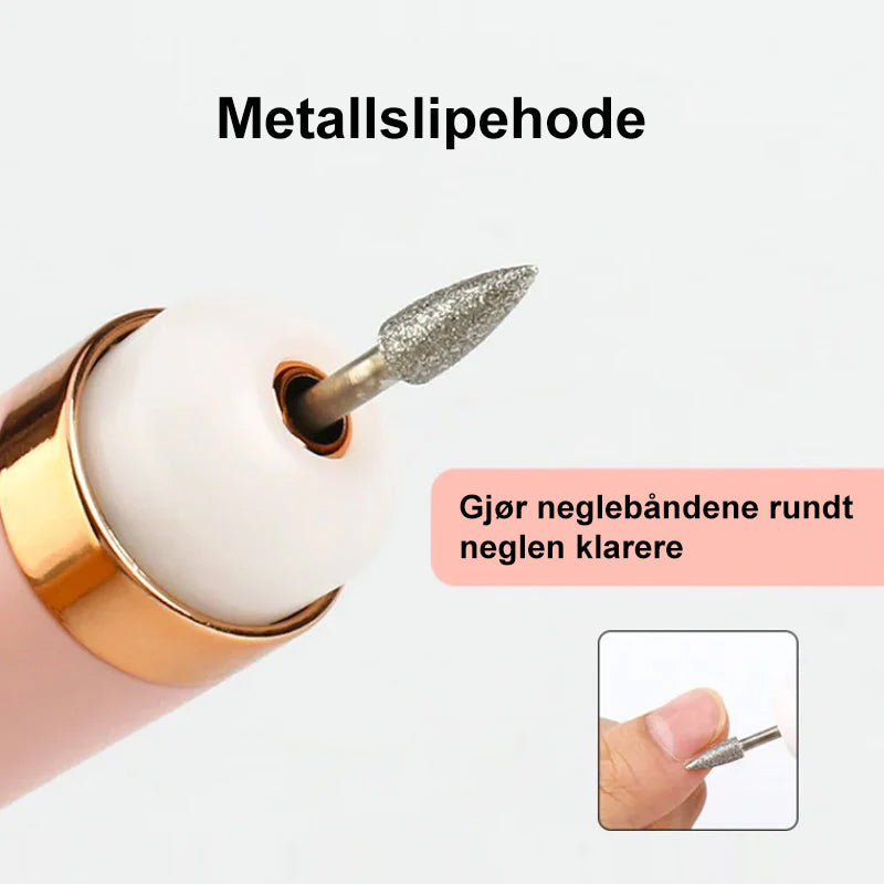 Elektrisk Manikyrsett - Ergonomisk Design | Smertefri Användning