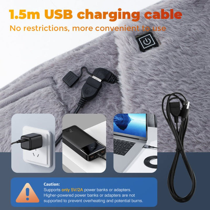 Elektrisk Varmebelte 2-i-1 för Hånd &amp; Midja