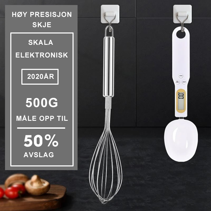 Elektronisk måleskje - Hög precision | Kökverktöy