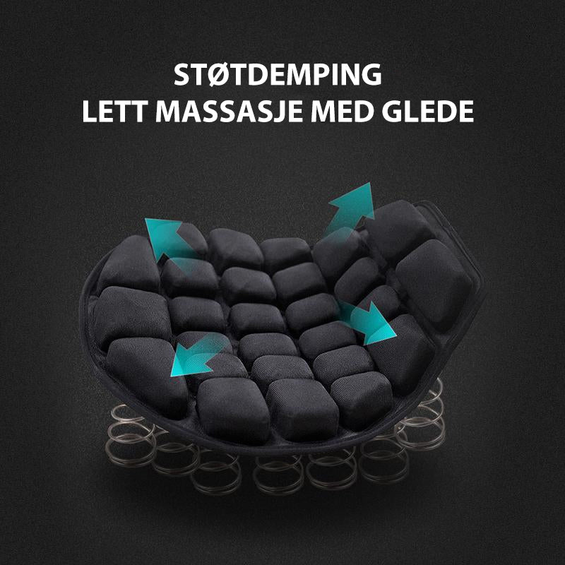 Bekväm Motorsykkel 3D Kudde - Optimal Langdistansekjöring