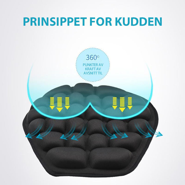 Bekväm Motorsykkel 3D Kudde - Optimal Langdistansekjöring