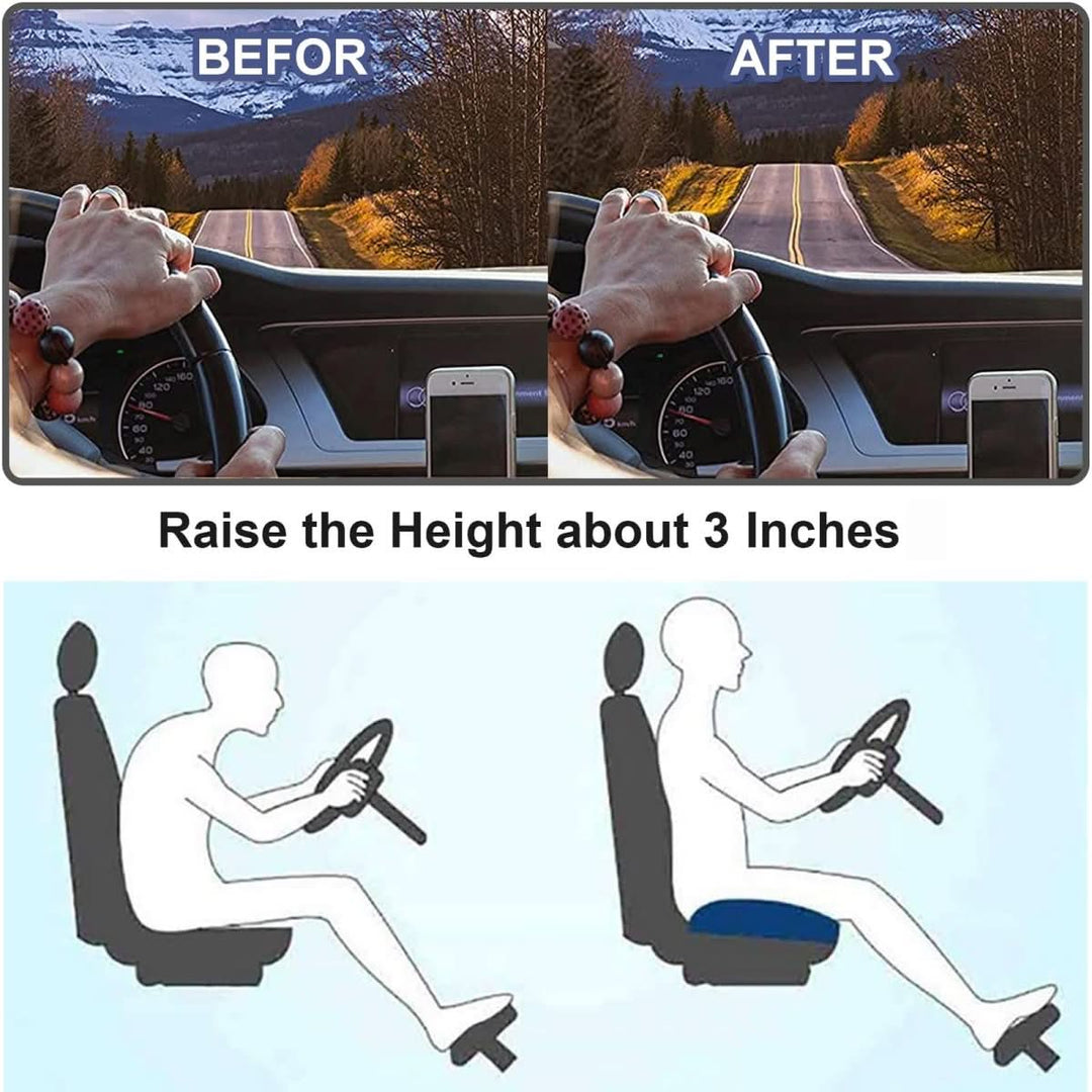 Ergonomisk Bilsetepute för Ökt Komfort och Bättre Sikt
