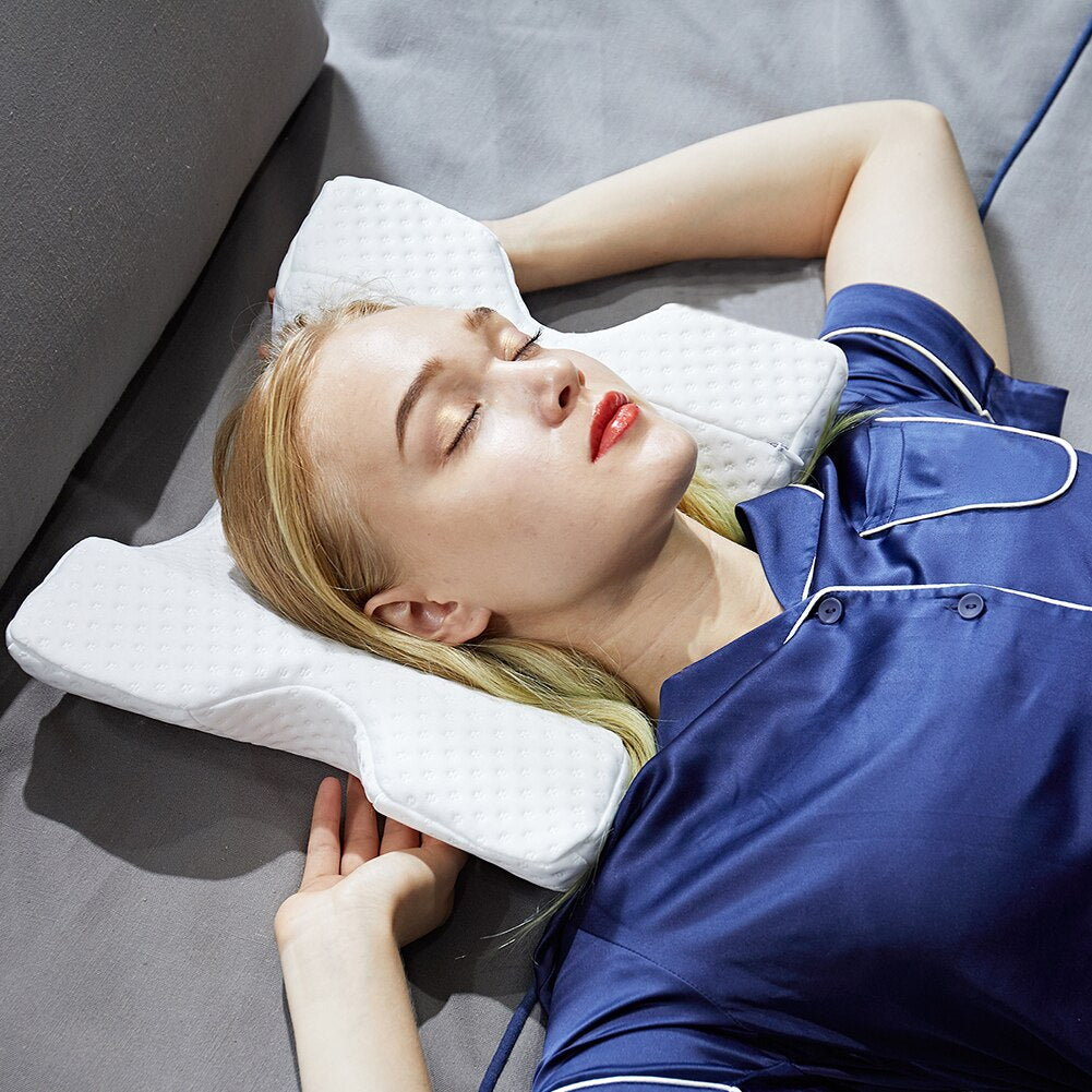 Ergonomisk Memory Foam Kudde för Bekväm Sövn