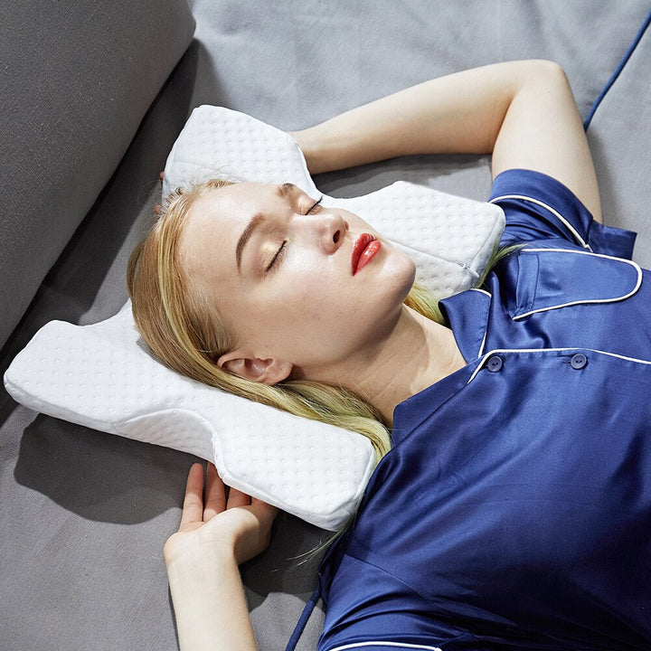 Ergonomisk Memory Foam Kudde för Bekväm Sövn