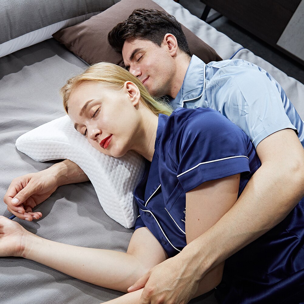 Ergonomisk Memory Foam Kudde för Bekväm Sövn