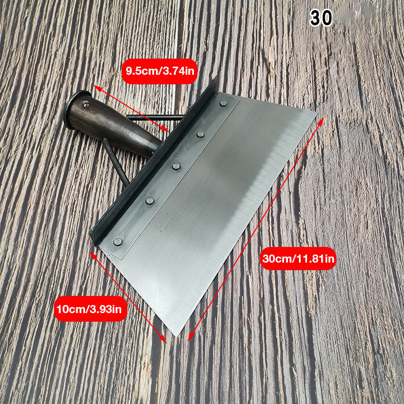 Multifunktionell Rengöringsspade i Rustfritt Stål - Ergonomisk Design