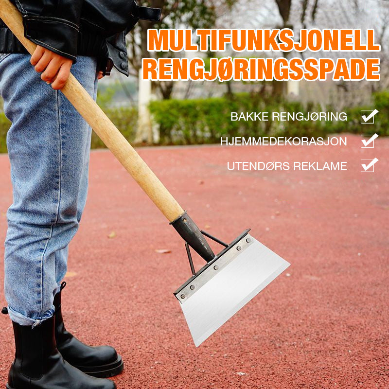Multifunktionell Rengöringsspade i Rustfritt Stål - Ergonomisk Design