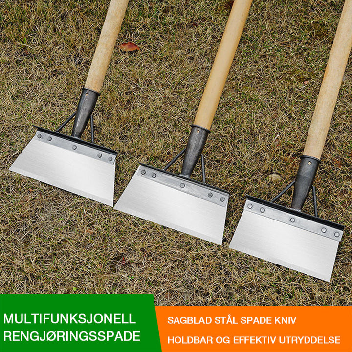 Multifunktionell Rengöringsspade i Rustfritt Stål - Ergonomisk Design