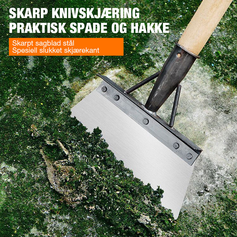 Multifunktionell Rengöringsspade i Rustfritt Stål - Ergonomisk Design