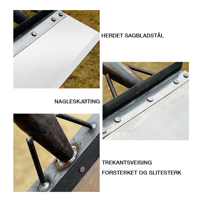 Multifunktionell Rengöringsspade i Rustfritt Stål - Ergonomisk Design