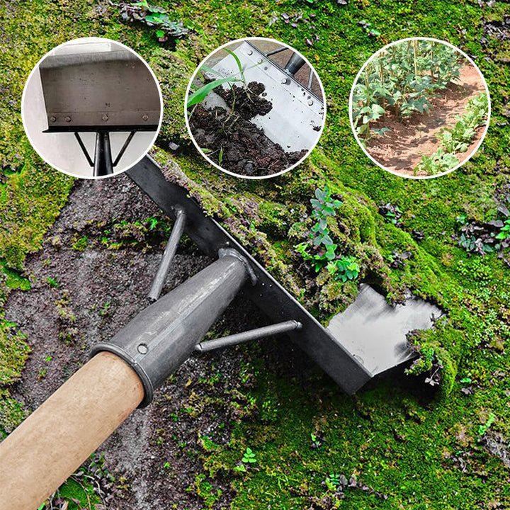 Multifunktionell Rengöringsspade i Rustfritt Stål - Ergonomisk Design