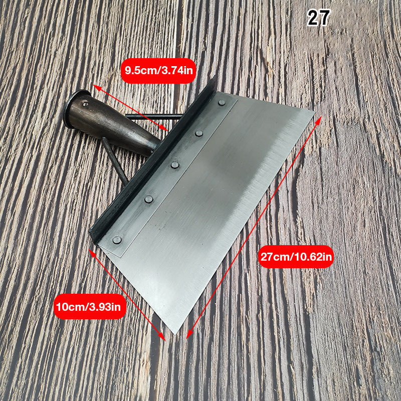 Multifunktionell Rengöringsspade i Rustfritt Stål - Ergonomisk Design