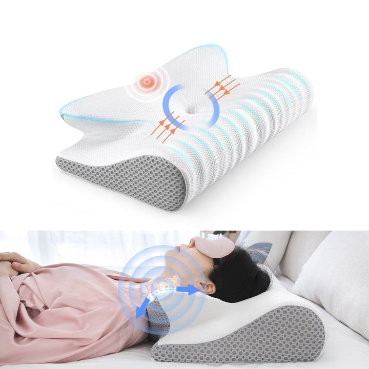 Bekväm Nakkepute i Memory Foam - Stöd för Bättre Sövn