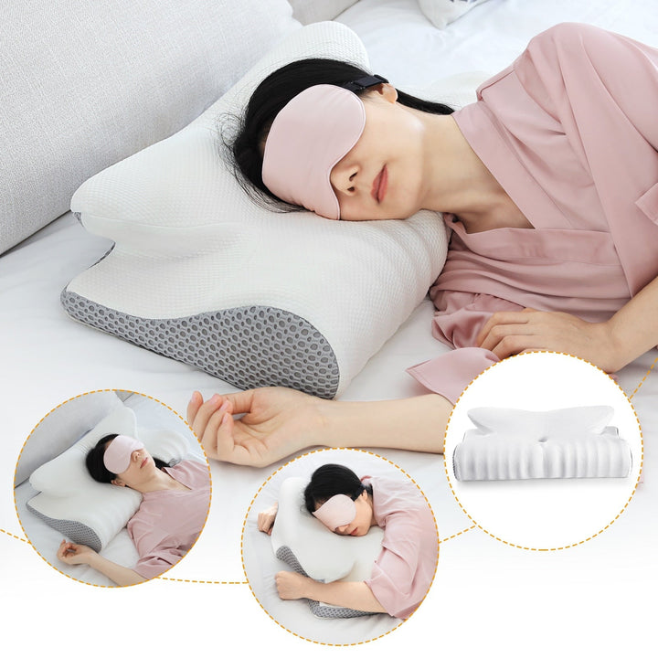 Bekväm Nakkepute i Memory Foam - Stöd för Bättre Sövn