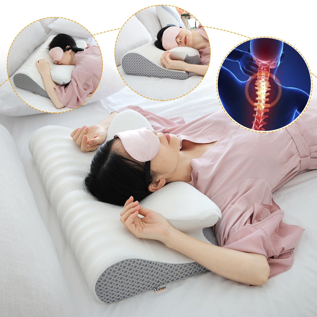 Bekväm Nakkepute i Memory Foam - Stöd för Bättre Sövn