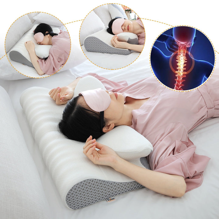 Bekväm Nakkepute i Memory Foam - Stöd för Bättre Sövn