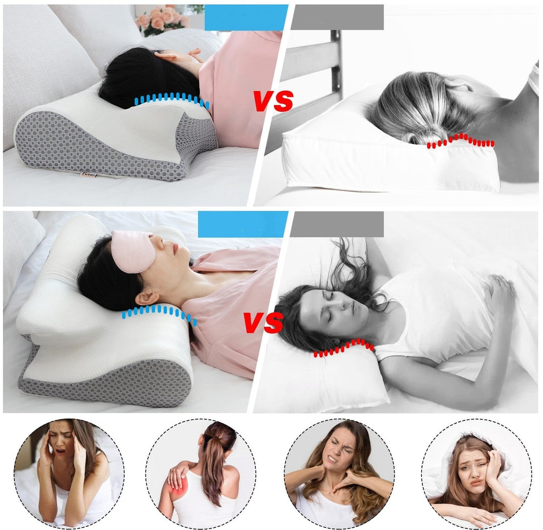 Bekväm Nakkepute i Memory Foam - Stöd för Bättre Sövn