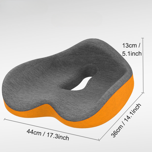 Ergonomisk Ortopedisk Sittepute i Minneskum