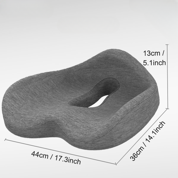 Ergonomisk Ortopedisk Sittepute i Minneskum