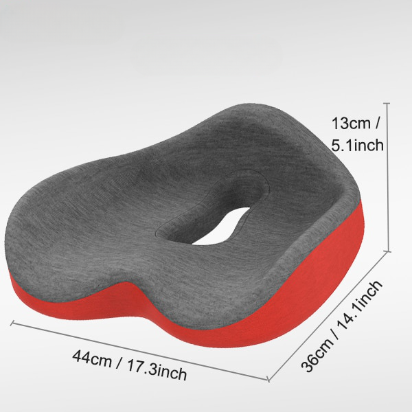 Ergonomisk Ortopedisk Sittepute i Minneskum