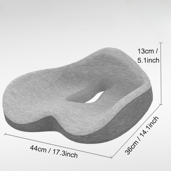 Ergonomisk Ortopedisk Sittepute i Minneskum