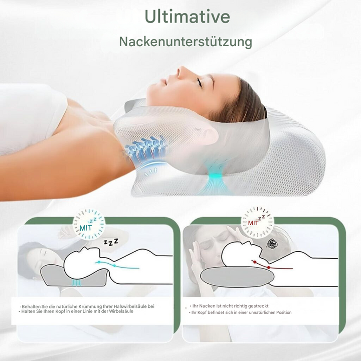 Ergonomisk Kudde för Optimal Nakkestötte och Forbedret Sövn