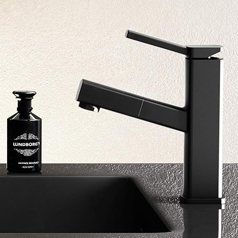 Ettgreps Badekarkran med Uttrekkbar Dusj för Enkel Användning