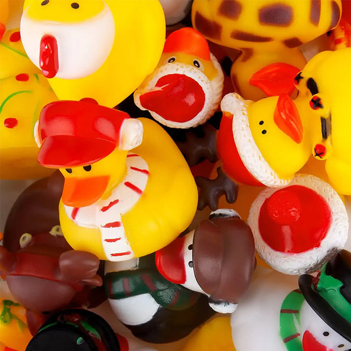 Adventskalender för barn - 24 gummi-ender med juletema