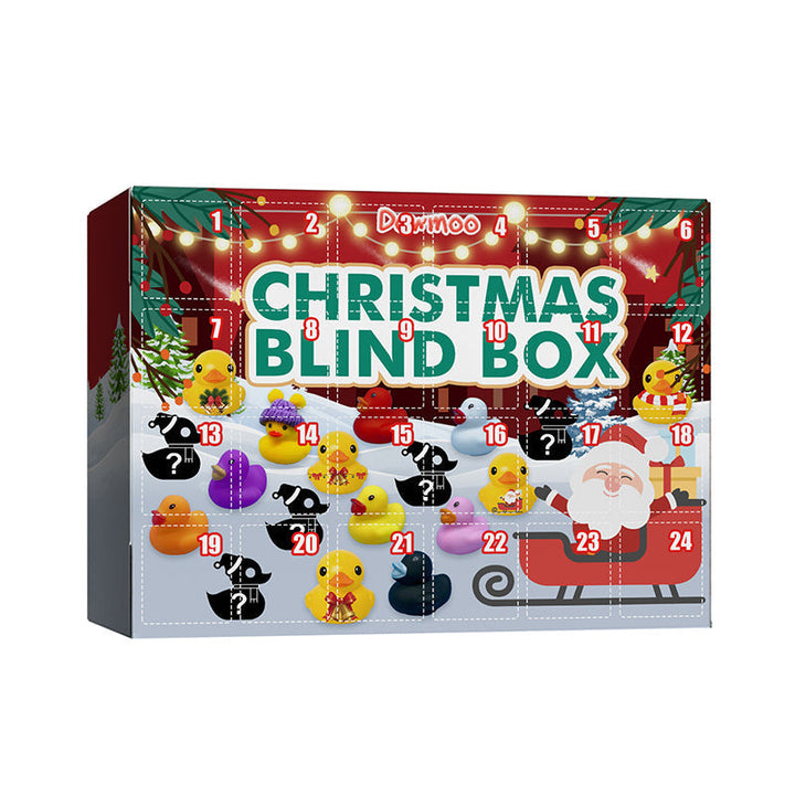 Adventskalender för barn - 24 gummi-ender med juletema