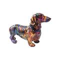 Färgglad Dachshund Figur - Lekende Hemmedekorasjon