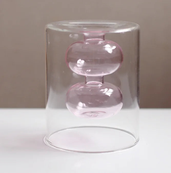 Färgglad Glassvase med Skandinavisk Design