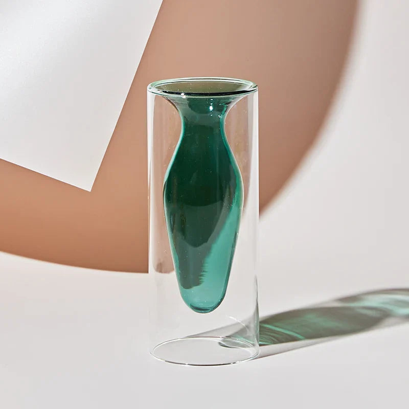 Färgglad Glassvase med Skandinavisk Design