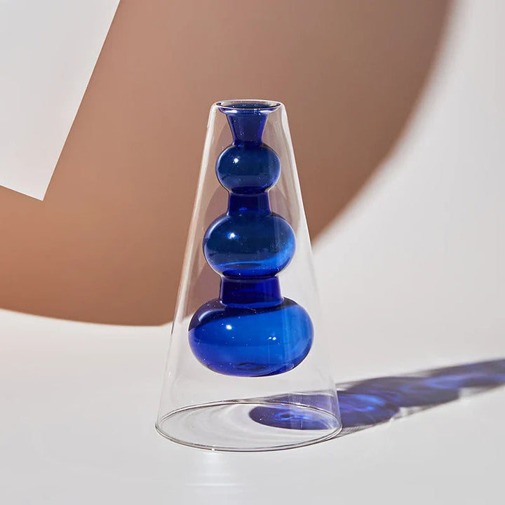 Färgglad Glassvase med Skandinavisk Design