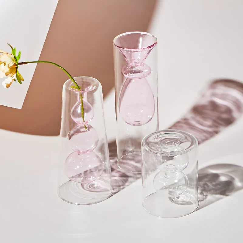 Färgglad Glassvase med Skandinavisk Design